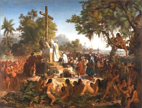 A Primeira Missa no Brasil, Victor Meireles, 1860.