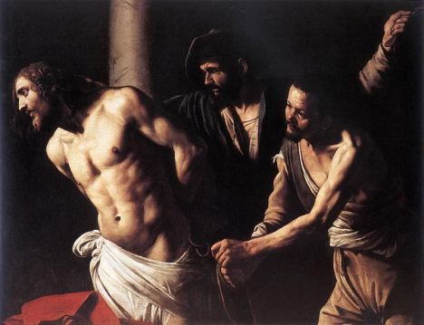 Jesus na coluna - Caravágio